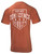 Glock Carry With Confidence T-Shirt Rust Orange Small Short Sleeve