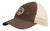 Magpul Icon Patch Garment Washed Trucker Hat, Brown/Khaki, One Size Fits Most