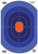 Birchwood Casey Dirty Bird Paper Silhouette Target Blue/Orange 16.5x18" 3 Per Package