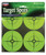 Birchwood Casey Self-Adhesive Target Spots Atomic Green With Crosshairs 6", 10 Spots