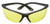 Champion Ballistic Shooting Glasses Open Frame Black Frame Yellow Lens