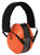 Radians Lowset Muff 21 dB Over the Head Orange/Black Adult 1 Pair