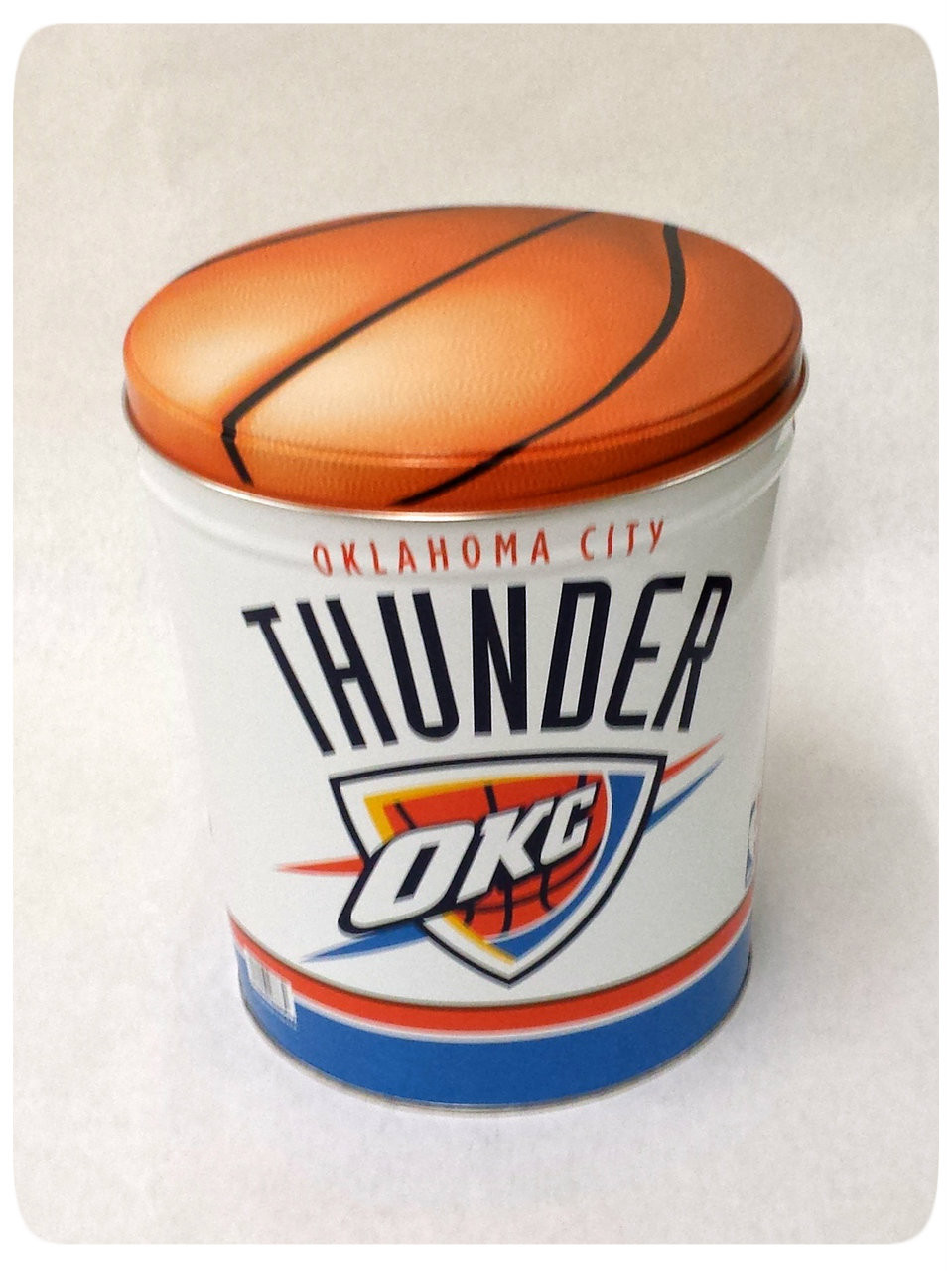 Gourmet Handmade Karmelkorn Popcorn Sports Gift Tin