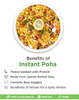 Masala Rolled Oats Kanda Poha 500gm | By True Elements | 17.64 Oz | 1.1 lbs