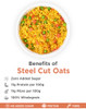 Steel Cut Oats Gluten Free 500gm | By True Elements | 17.64 Oz | 1.1 lbs