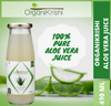 Aloe Vera Juice with Fibre 450ML| By OrganiKrishi | 15.22 FLOZ | 0.12 Gallons