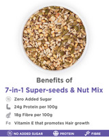 7-in-1 Super Seeds And Nut Mix 125gm | By True Elements | 4.41 Oz | 0.28 lbs