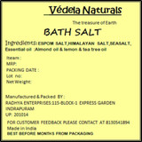 Lemon And Tea Tree Oil Bath Salt |By Vedela Naturals | 7.05 Oz | 0.44 lbs | SU-TQ-MAY20