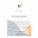 Revitalising Hair Mask For All Hair Types |By Revora Pure Organics | 3.53 Oz | 0.22 lbs | SU-TQ-MAY20