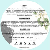 Detox Clay Mask (Charcoal And Jasmine) |By The Zero Skin | 1.76 Oz | 0.11 lbs | SU-TQ-MAY20 Detox Clay Mask (Charcoal And Jasmine) |By The Zero Skin | 1.76 Oz | 0.11 lbs | SU-TQ-MAY20