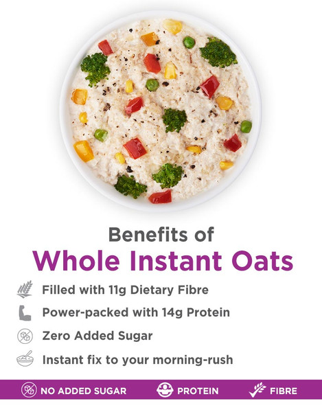 Whole Instant Oats 200gm | By True Elements | 7.05 Oz | 0.44 lbs