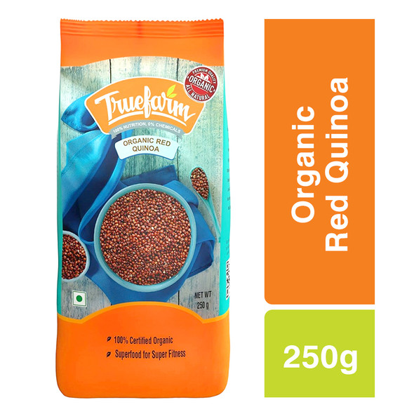 Organic Red Quinoa 250g | By Truefarm Foods | 8.82 Oz | 0.55 lbs