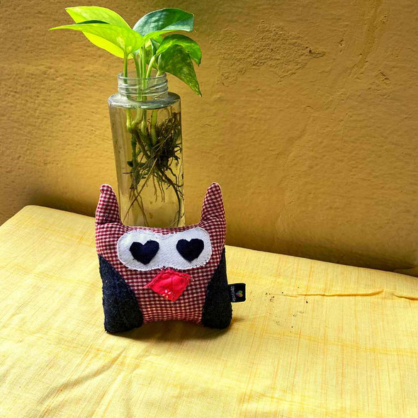 Sustainable Gift- Baby Owl Toy | By Upcyclie | 4.18 Oz | 0.26 lbs