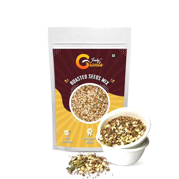 Roasted Seeds Mix | By Tasty Giants | 8.71 Oz | 0.55 lbs