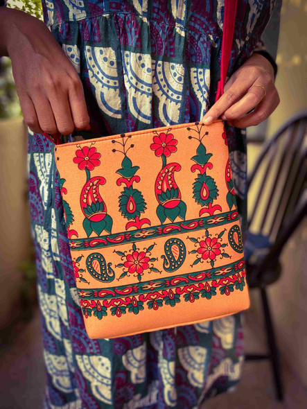 Sling Bags- The colours of celebration | By Upcyclie | 4.18 Oz | 0.26 lbs