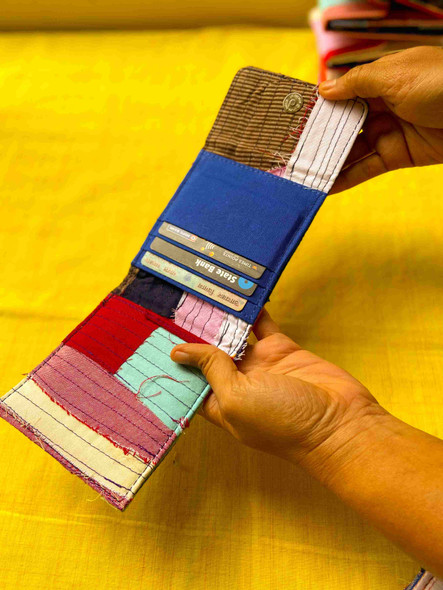 Ecofriendly Upcycled Kutti Wallets | By Upcyclie | 4.18 Oz | 0.26 lbs