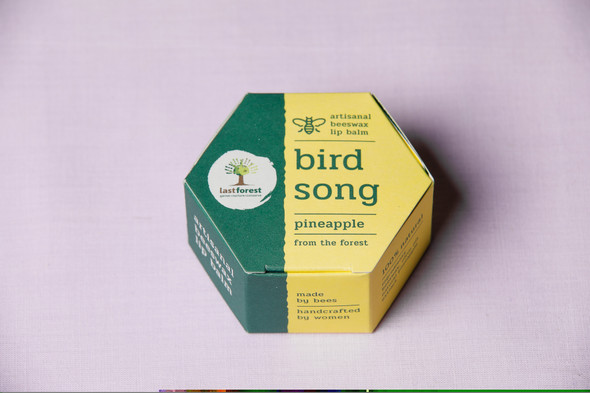 Artisanal, Handmade Beeswax Lip Balm Pineapple | By Last Forest | 0.18 Oz