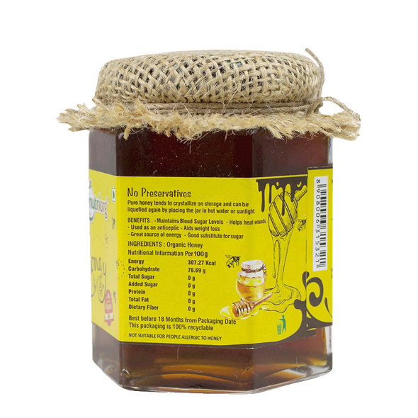 Certified Organic Honey 250 g ( Pack of 2) | By Nutriorg | 17.64 Oz | 1.1 lbs