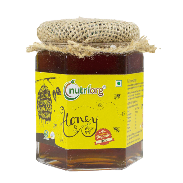 Certified Organic Honey 250 g ( Pack of 2) | By Nutriorg | 17.64 Oz | 1.1 lbs