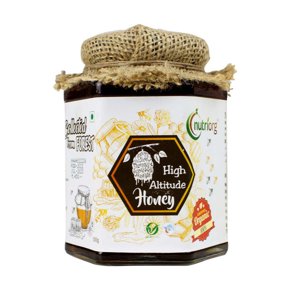 Certified Organic High Altitude Honey | By Nutriorg | 17.64 Oz | 1.1 lbs