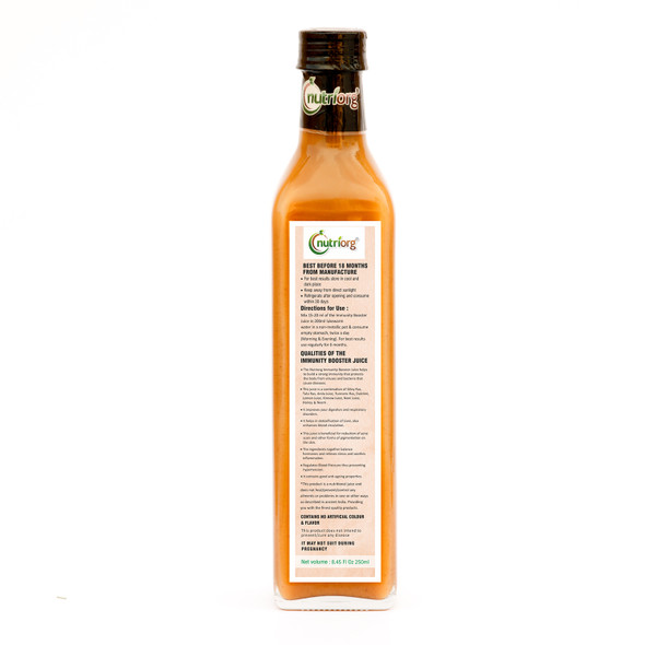 Immunity Booster Juice 250 ml | By Nutriorg | 8.45 fl Oz