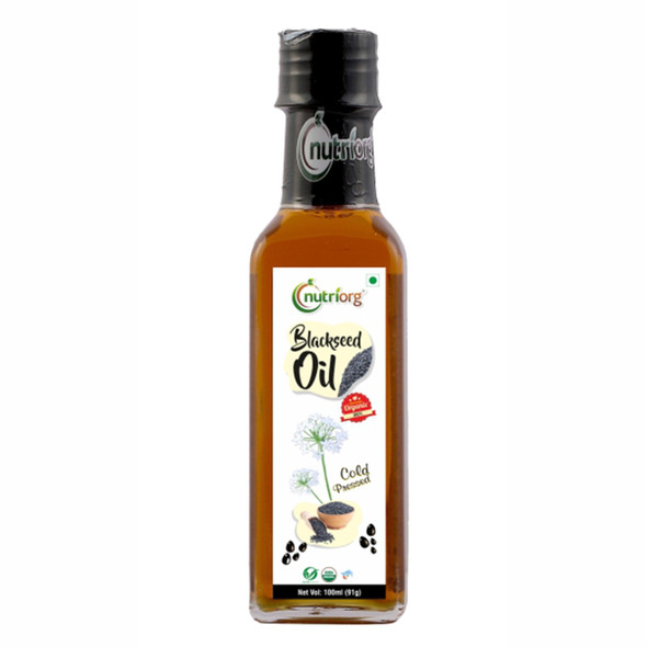 Certified Organic Blackseed Oil 100ml | By Nutriorg | 3.38 fl Oz