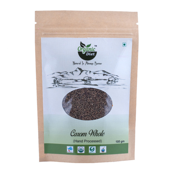 Carom Seed(Ajwein) | By Organic Diet | 3.53 Oz | 0.22 lbs