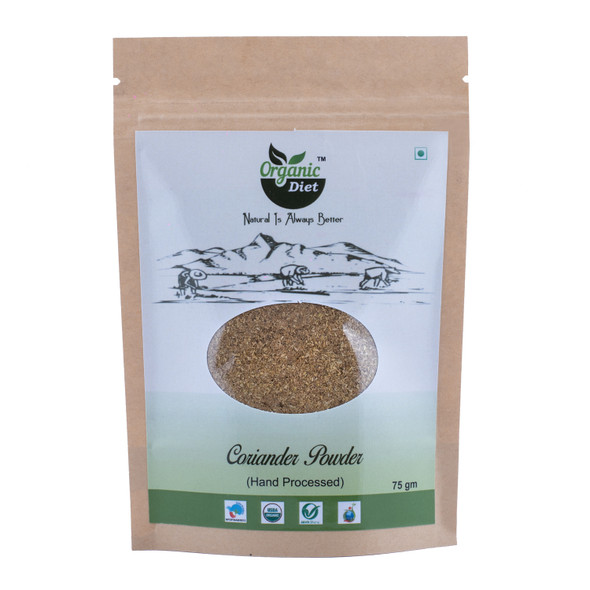 Coriander Powder(Dhania Powder) | By Organic Diet | 2.65 Oz | 0.17 lbs