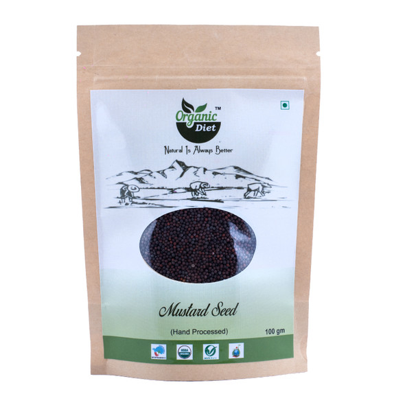 Mustard Seed(Rai) | By Organic Diet | 3.53 Oz | 0.22 lbs