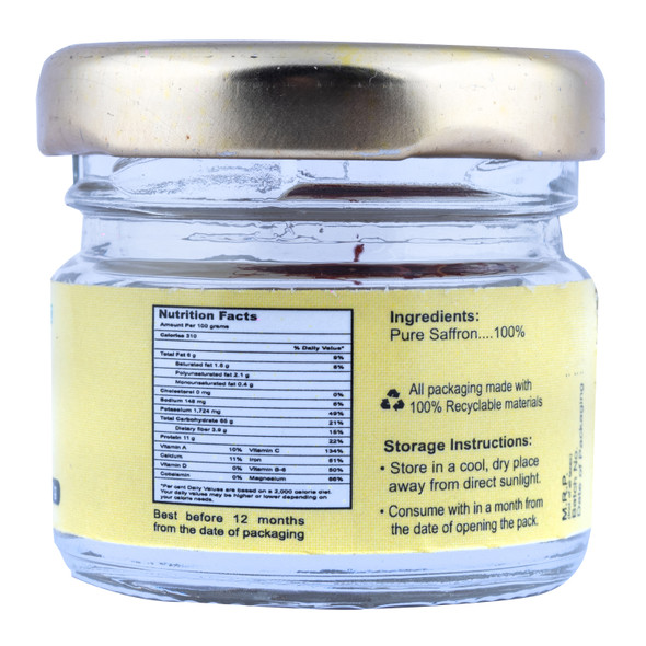 Pure Saffron | By Organic Diet | 0.04 Oz