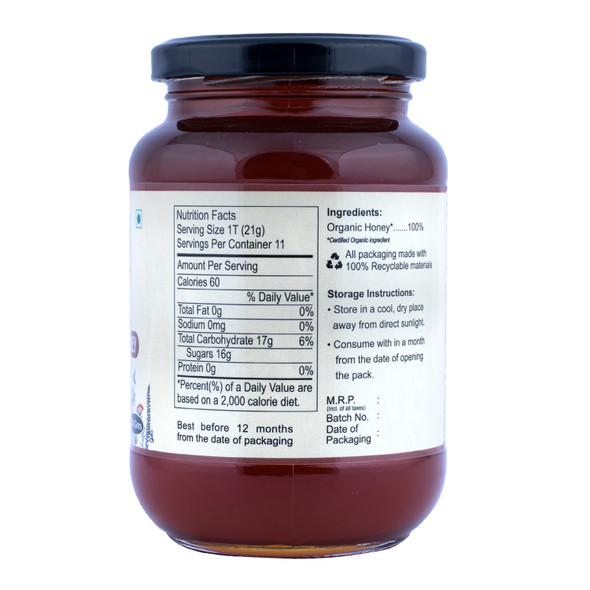 Raw & Wild Honey | By Organic Diet | 17.64 Oz | 1.1 lbs