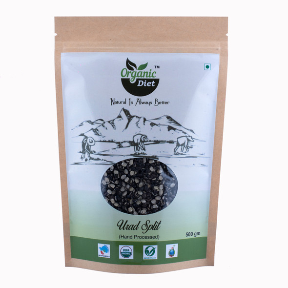 Urad Split(Urad Chilka) | By Organic Diet | 17.64 Oz | 1.1 lbs