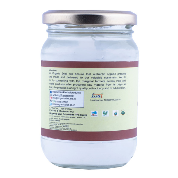 Virgin Coconut Oil | By Organic Diet | 8.45 fl Oz