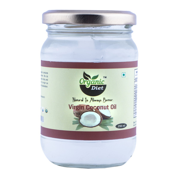 Virgin Coconut Oil | By Organic Diet | 8.45 fl Oz