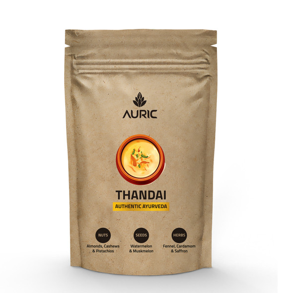 beverages Instant Ayurvedic Thandai | By Auric | 8.82 Oz | 0.55 lbs