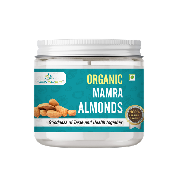 Certified Organic Mamra Almonds | By Renaush | 8.82 Oz | 0.55 lbs