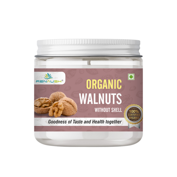 Certified Organic Walnut | By Renaush | 6.53 Oz | 0.41 lbs