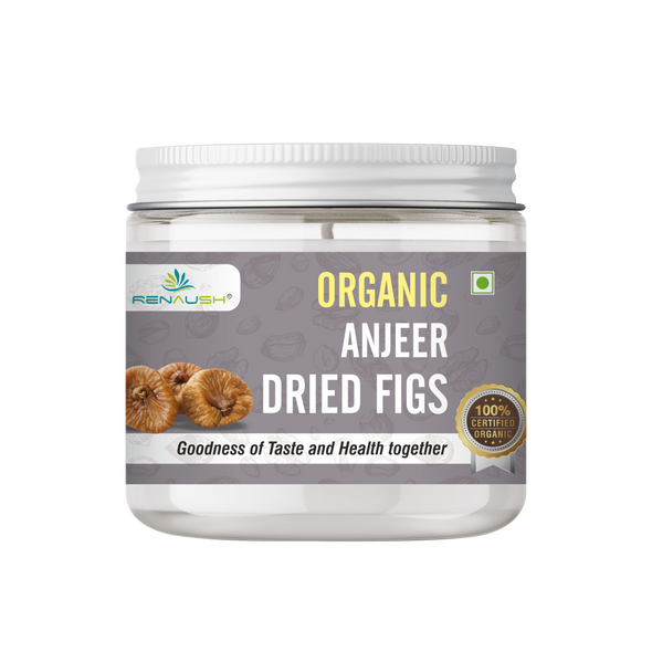Certified Organic Dried figs | By Renaush | 8.82 Oz | 0.55 lbs