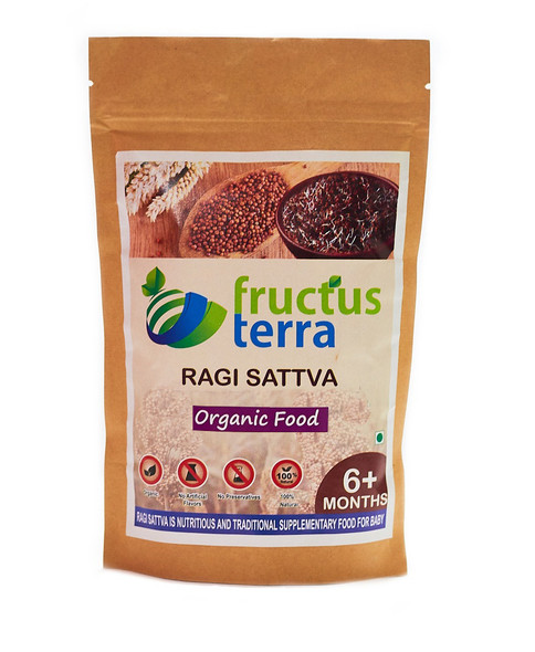 SPROUTED RAGI SATTVA | By Fructus Terra | 8.82 Oz | 0.55 lbs