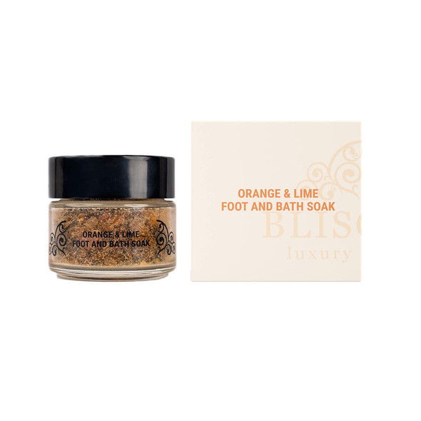 Orange & Lime Bath And Foot Soak | By [Bliscent] | 3.53 Oz Oz | 0.22 lbs lbs | SU-WOT-APR01