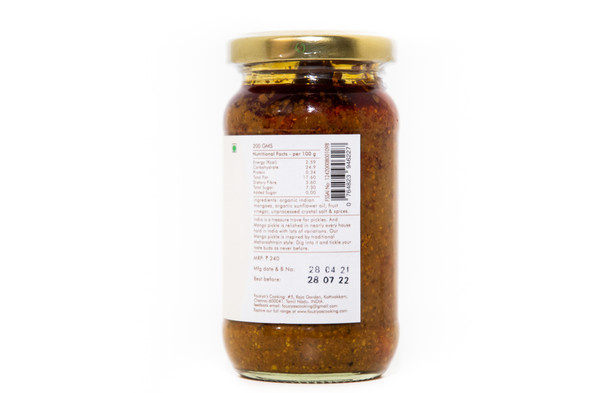 Mango Pickle | By [Fouziya's Cooking] | 7.05 Oz Oz | 0.44 lbs lbs | SU-WOT-APR01