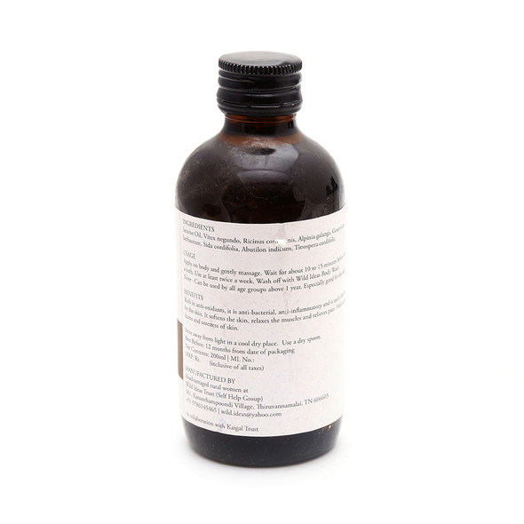 Traditional Herbal Oil Potions Abhyanga Whole Body Massage Oil | By [Wild Ideas] | 6.76 fl Oz