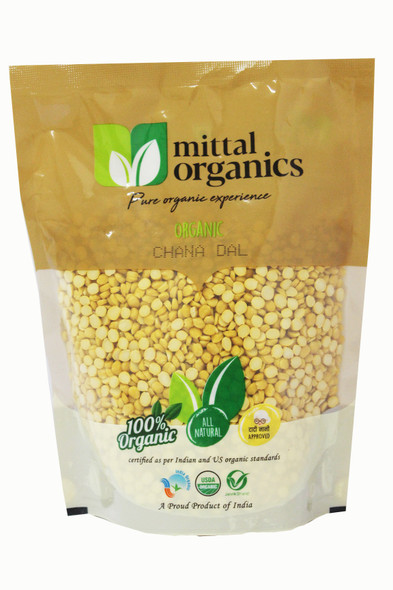 Chana Dal | by Mittal Organics | 17.64 Oz | 1.1 lbs