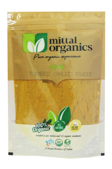 Turmeric (Haldi) Powder | by Mittal Organics | 3.53 Oz | 0.22 lbs
