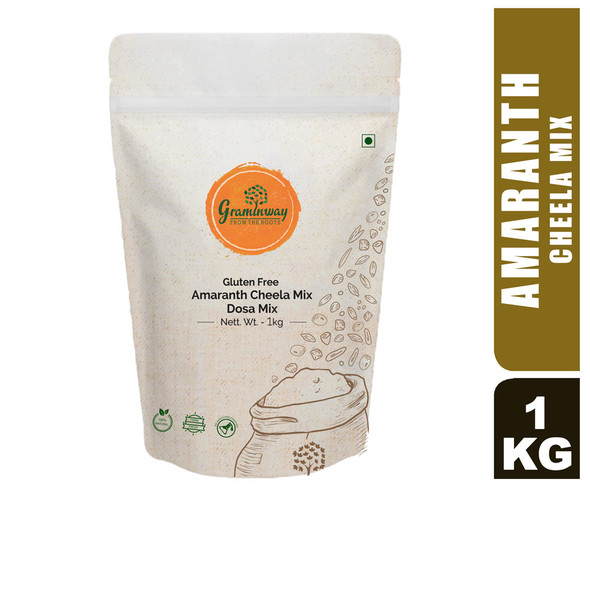 Gluten Free Amaranth Cheela Mix / Dosa Mix | by Graminway | 35.27 Oz | 2.2 lbs