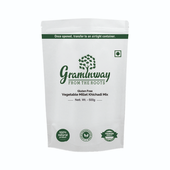 Gluten Free Vegetable Millet Khichadi Mix | by Graminway | 17.64 Oz | 1.1 lbs
