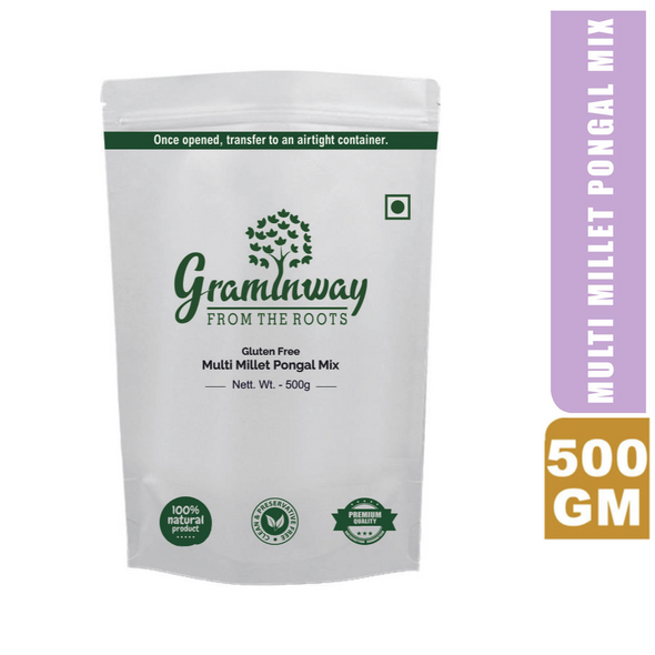 Gluten Free Multi Millet Pongal Mix | by Graminway | 17.64 Oz | 1.1 lbs