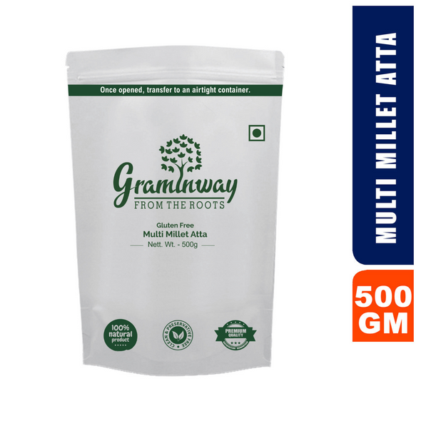 Gluten Free Multi Millet Atta | by Graminway | 17.64 Oz | 1.1 lbs