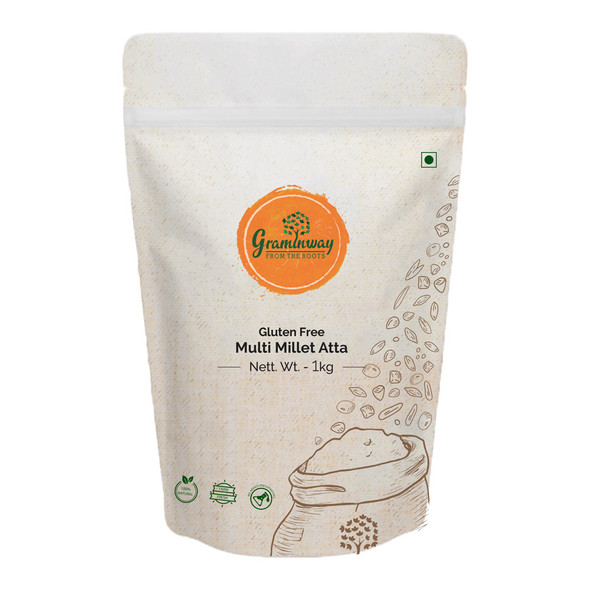 Gluten Free Multi Millet Atta | by Graminway | 35.27 Oz | 2.2 lbs