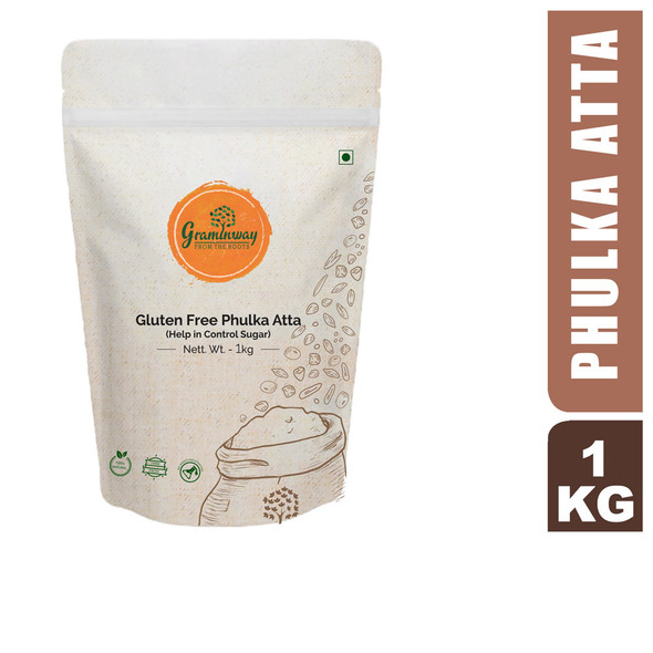 Gluten Free Phulka Atta (Help in Control Sugar) | by Graminway | 35.27 Oz | 2.2 lbs